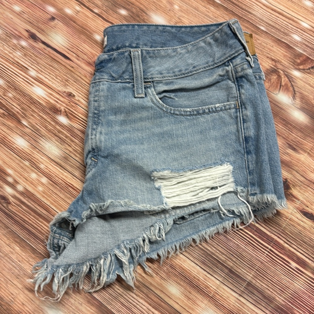 Abercrombie & Fitch Distressed Shortie Shorts